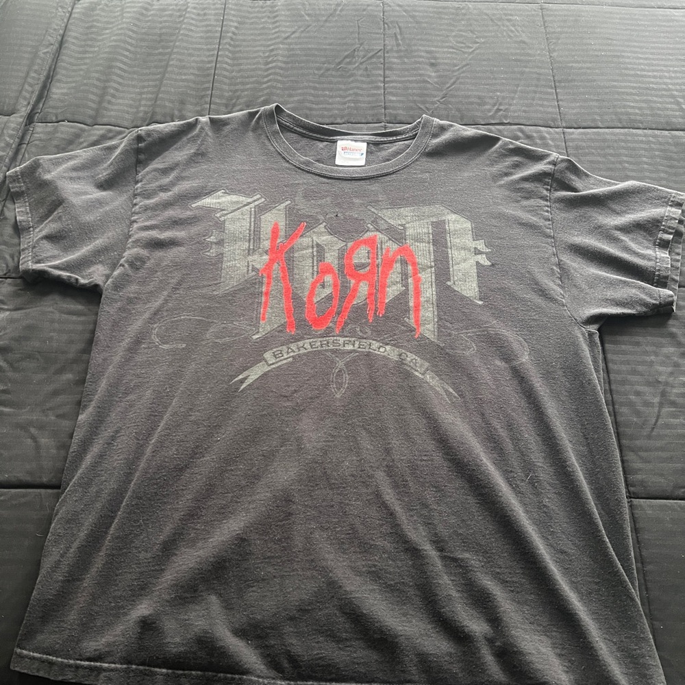 Korn Black Graphic T-Shirt